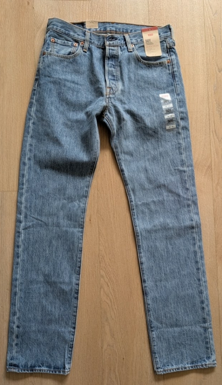 LEVI'S 501 Classic Light Blue Woman's Jeans